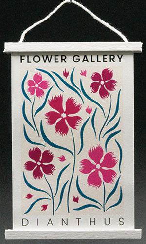Dianthus Hanging Poster